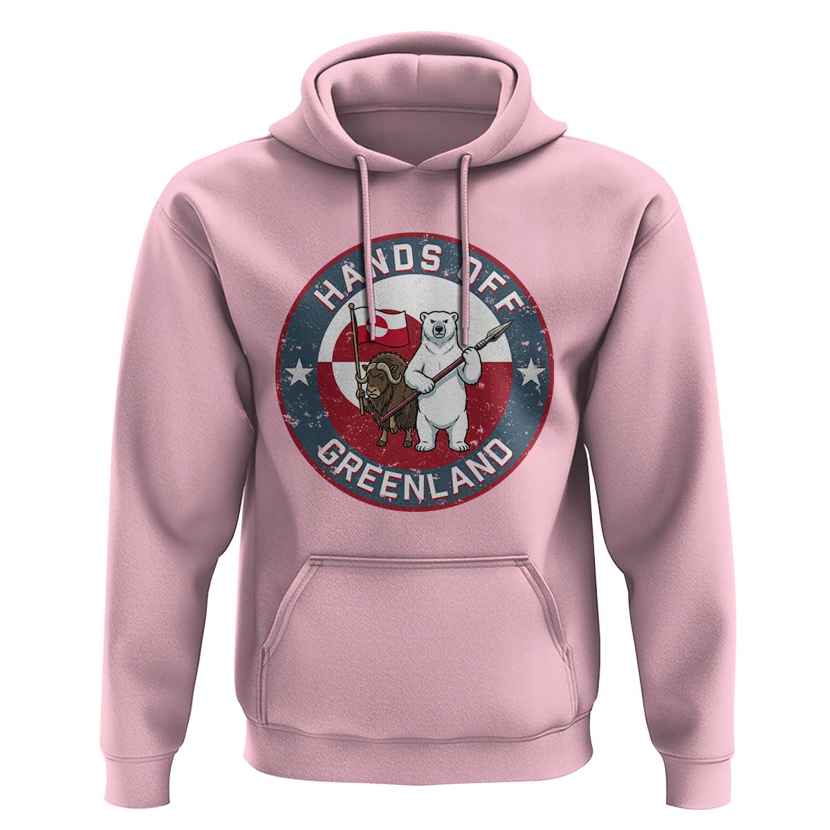 Hands Off Greenland Hoodie Anti Authoritarian Political Gag Gift