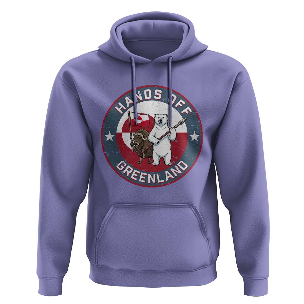 Hands Off Greenland Hoodie Anti Authoritarian Political Gag Gift