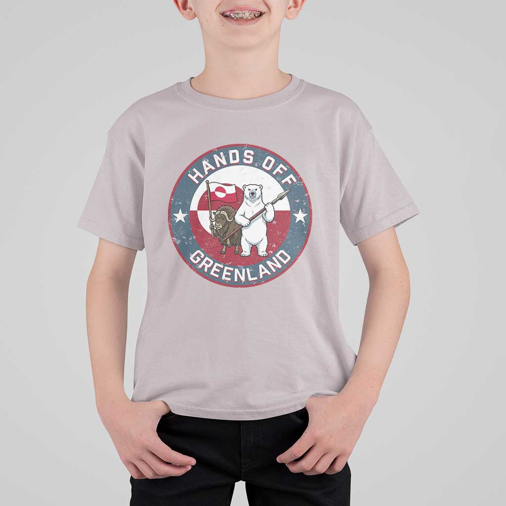 Hands Off Greenland T Shirt For Kid Anti Authoritarian Political Gag Gift