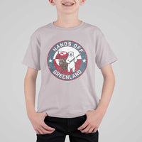 Hands Off Greenland T Shirt For Kid Anti Authoritarian Political Gag Gift