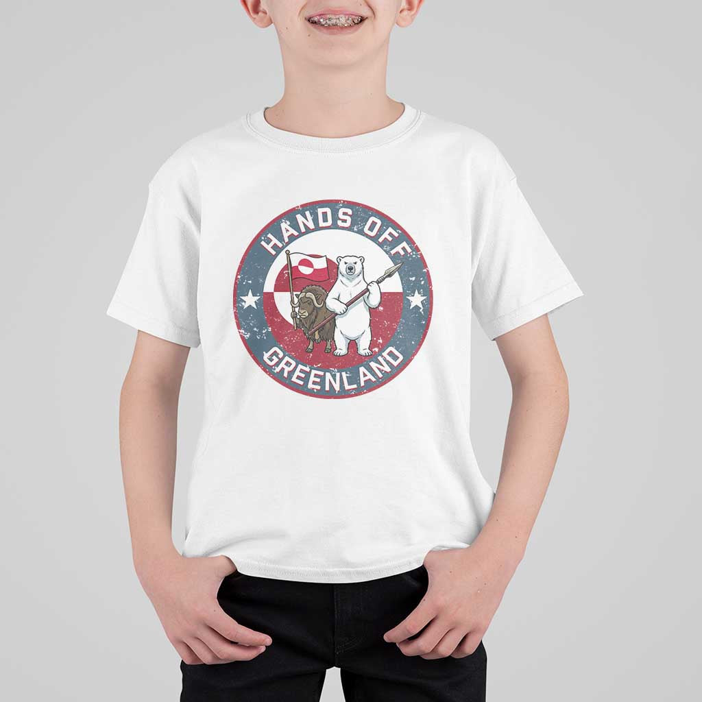 Hands Off Greenland T Shirt For Kid Anti Authoritarian Political Gag Gift