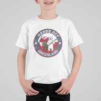 Hands Off Greenland T Shirt For Kid Anti Authoritarian Political Gag Gift