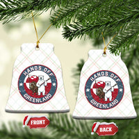 Hands Off Greenland Ceramic Ornament Anti Authoritarian Political Gag Gift