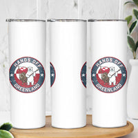 Hands Off Greenland Skinny Tumbler Anti Authoritarian Political Gag Gift