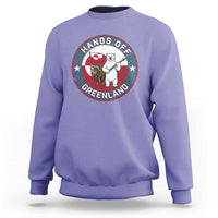 Hands Off Greenland Sweatshirt Anti Authoritarian Political Gag Gift