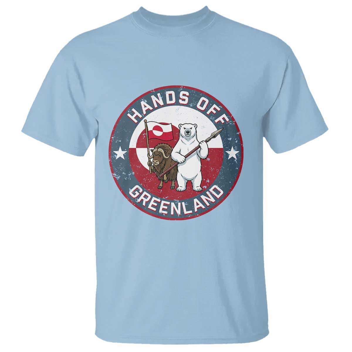 Hands Off Greenland T Shirt Anti Authoritarian Political Gag Gift