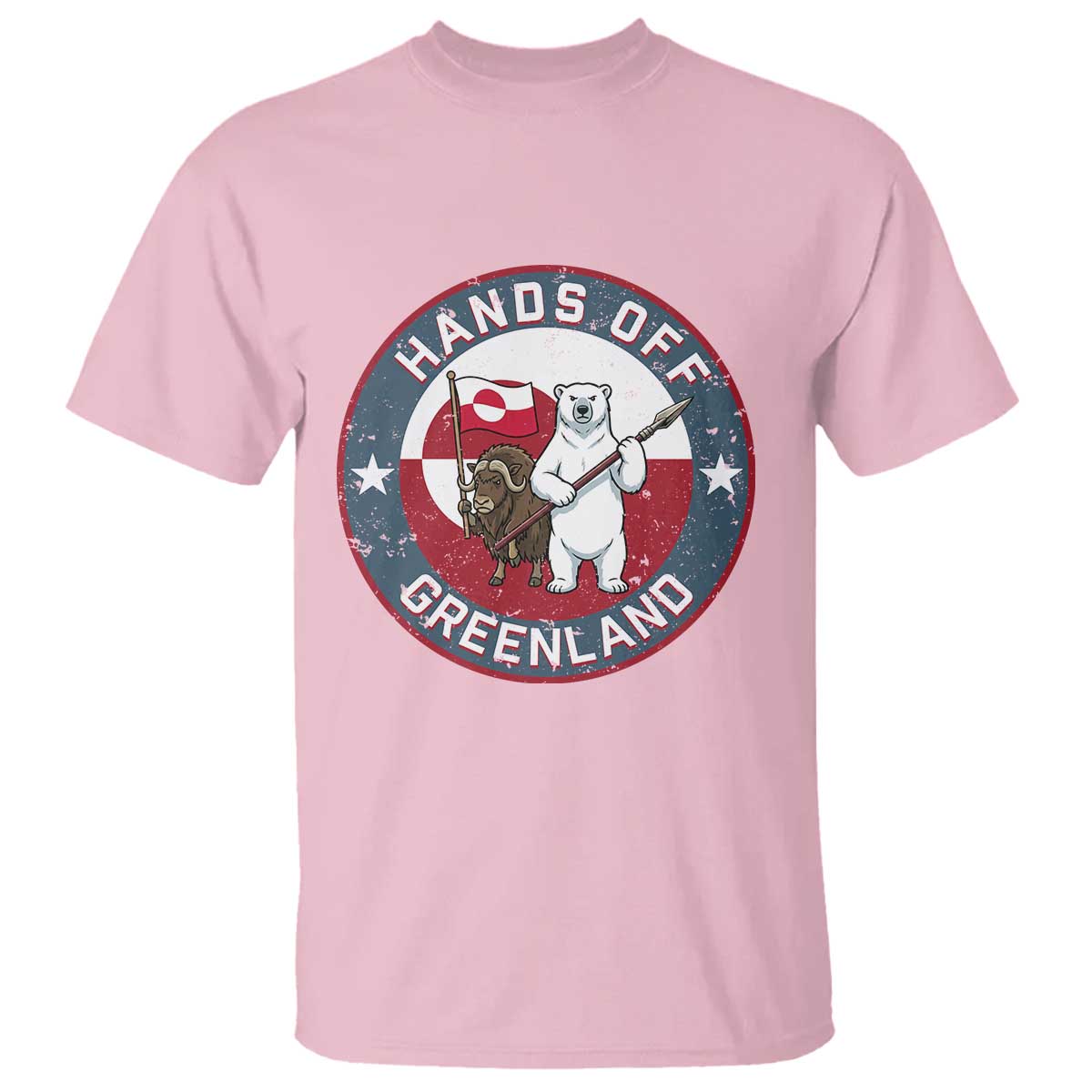 Hands Off Greenland T Shirt Anti Authoritarian Political Gag Gift