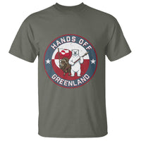 Hands Off Greenland T Shirt Anti Authoritarian Political Gag Gift