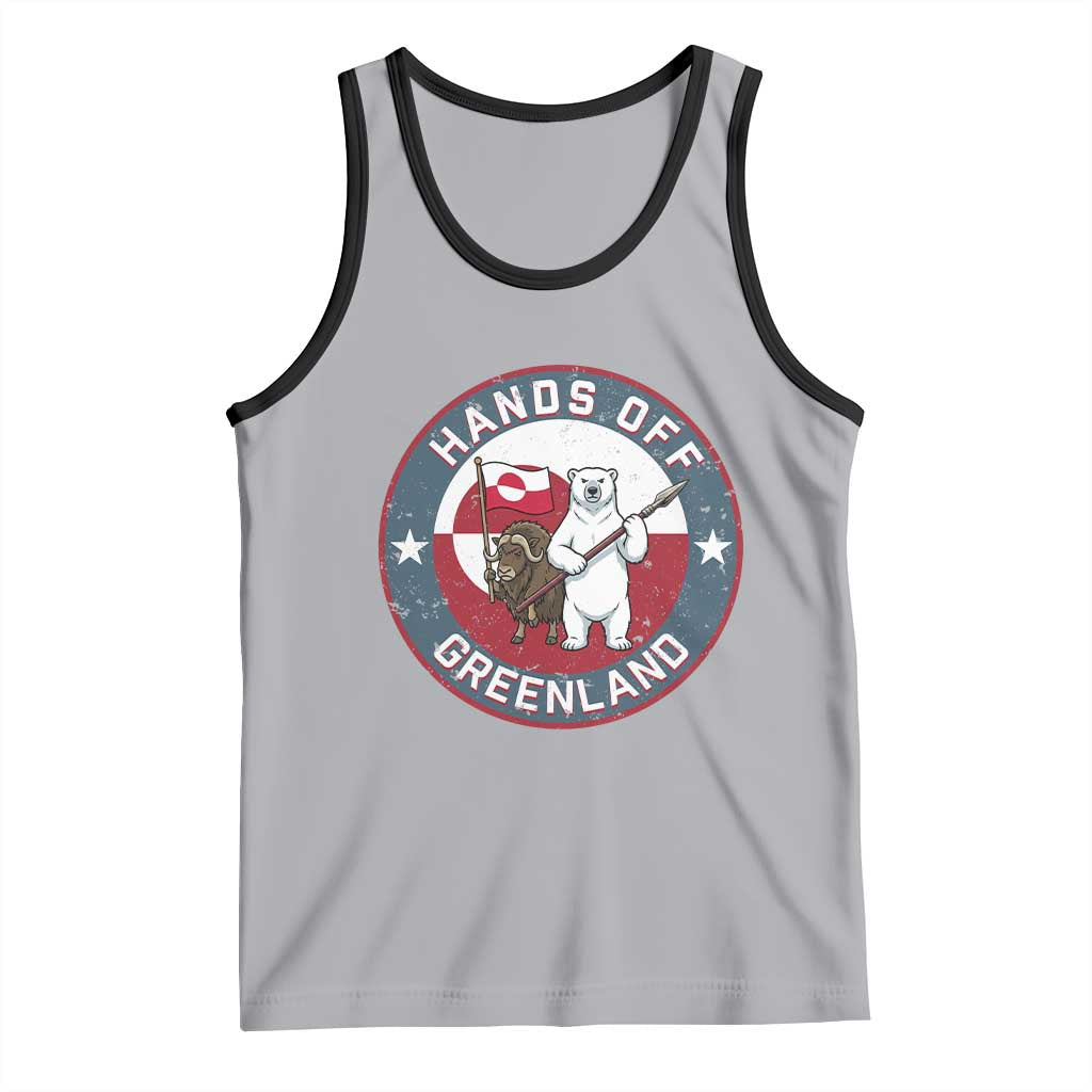 Hands Off Greenland Tank Top Anti Authoritarian Political Gag Gift