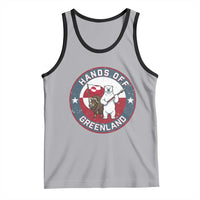 Hands Off Greenland Tank Top Anti Authoritarian Political Gag Gift