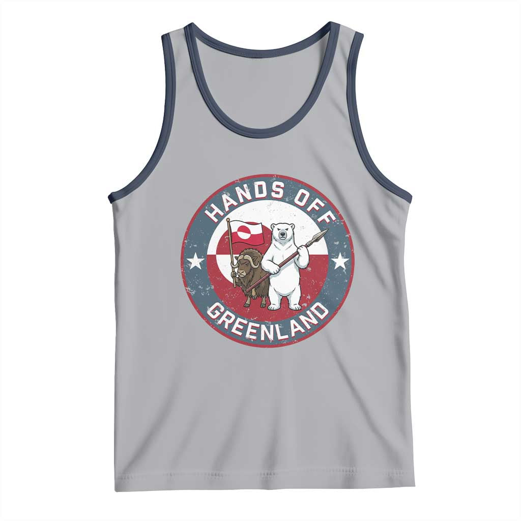 Hands Off Greenland Tank Top Anti Authoritarian Political Gag Gift