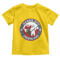 Hands Off Greenland Toddler T Shirt Anti Authoritarian Political Gag Gift