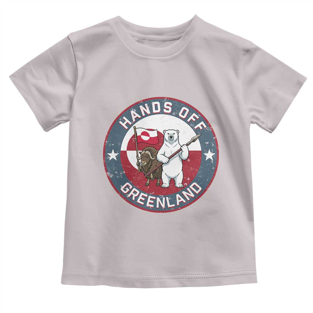 Hands Off Greenland Toddler T Shirt Anti Authoritarian Political Gag Gift