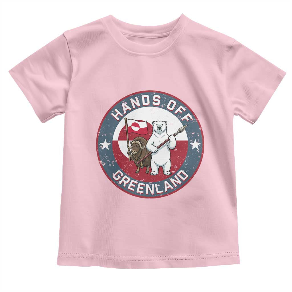 Hands Off Greenland Toddler T Shirt Anti Authoritarian Political Gag Gift