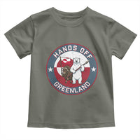 Hands Off Greenland Toddler T Shirt Anti Authoritarian Political Gag Gift