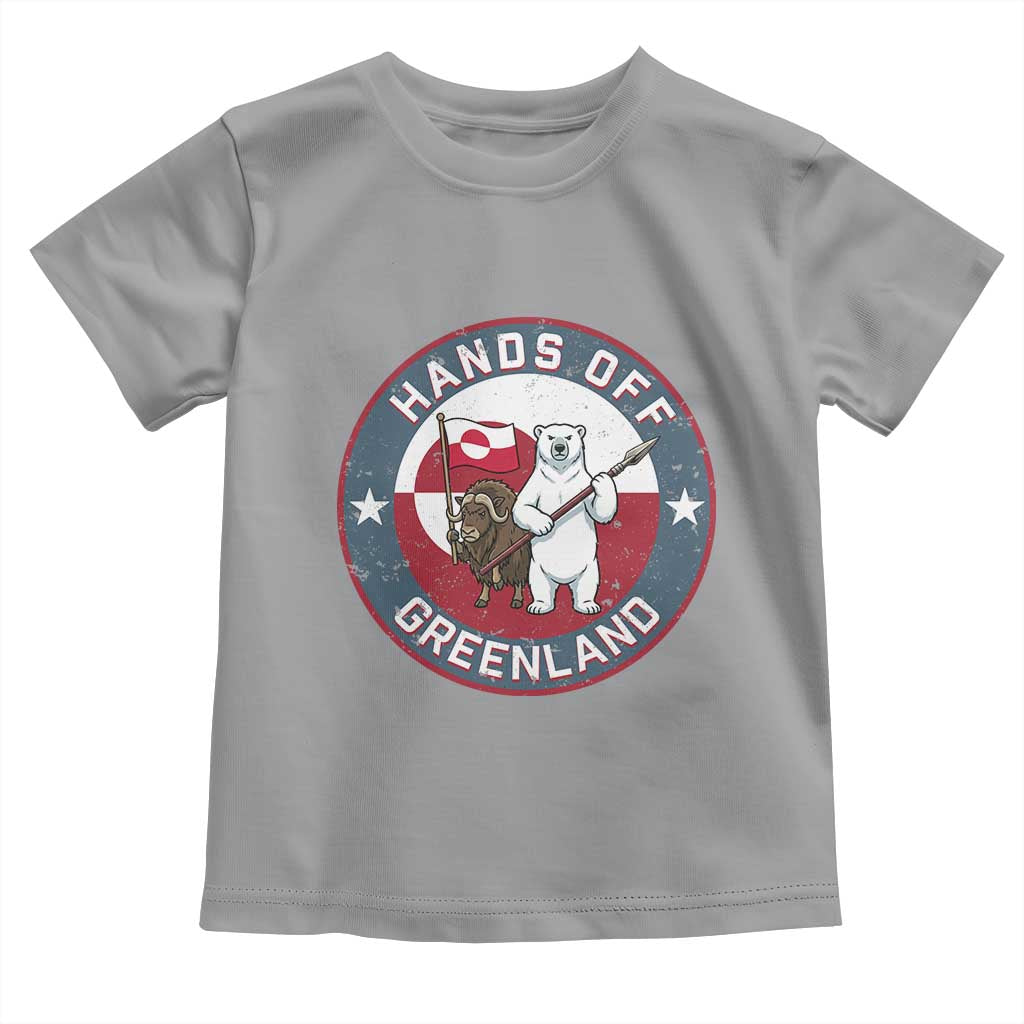 Hands Off Greenland Toddler T Shirt Anti Authoritarian Political Gag Gift