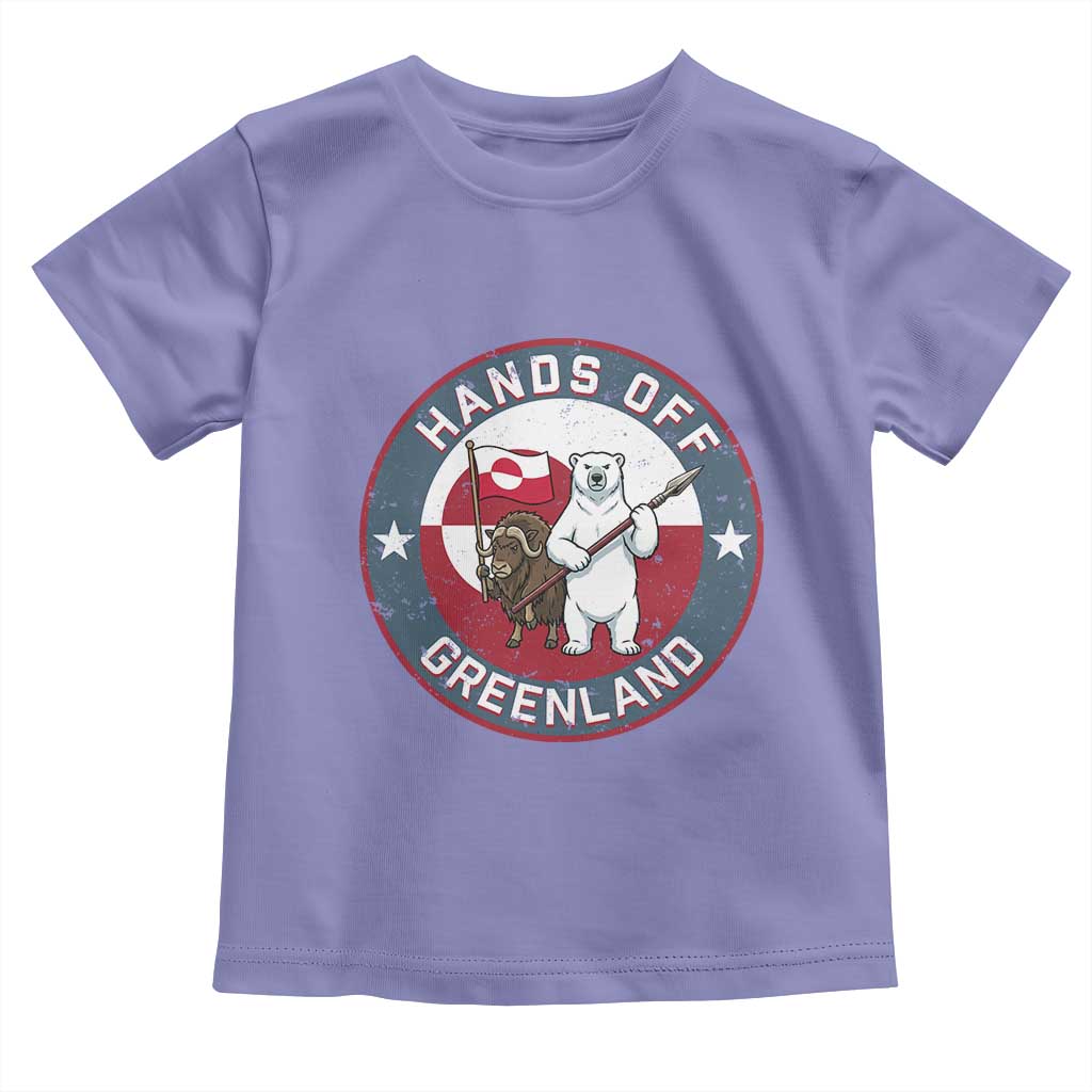 Hands Off Greenland Toddler T Shirt Anti Authoritarian Political Gag Gift