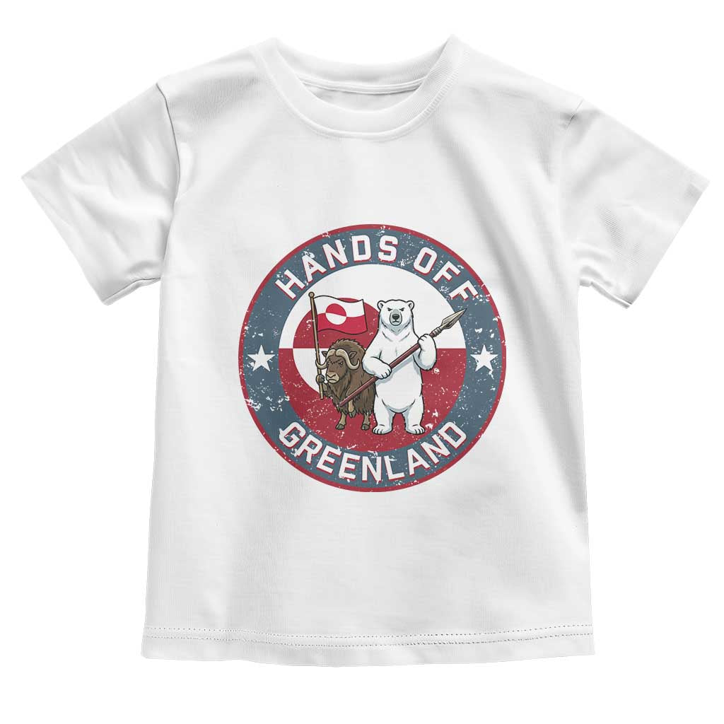 Hands Off Greenland Toddler T Shirt Anti Authoritarian Political Gag Gift