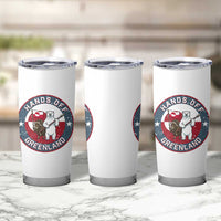 Hands Off Greenland Tumbler Cup Anti Authoritarian Political Gag Gift