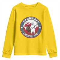Hands Off Greenland Youth Sweatshirt Anti Authoritarian Political Gag Gift
