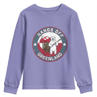 Hands Off Greenland Youth Sweatshirt Anti Authoritarian Political Gag Gift