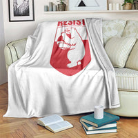 Greenland Resist Throw Blanket Stand With Greenlanders