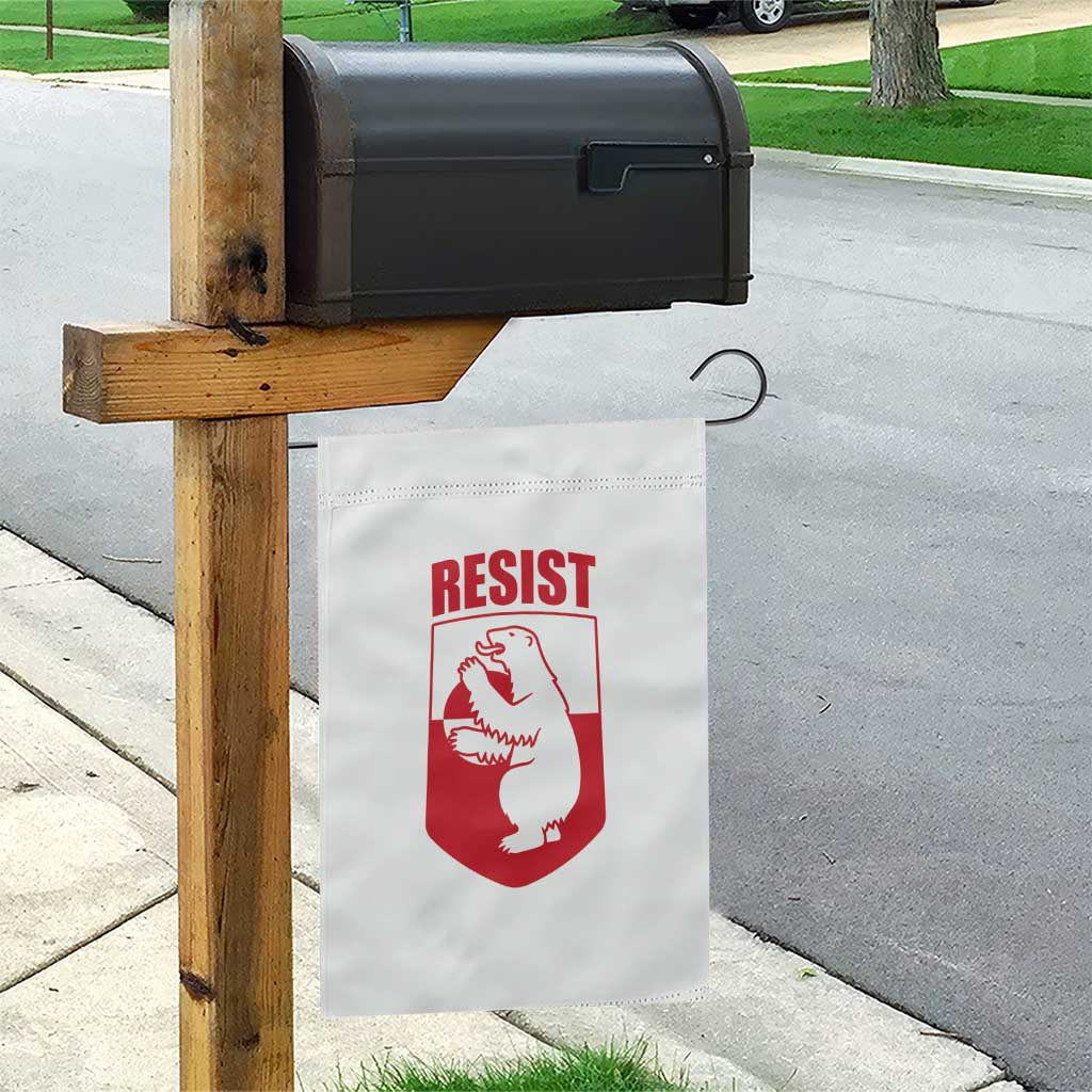 Greenland Resist Garden Flag Stand With Greenlanders