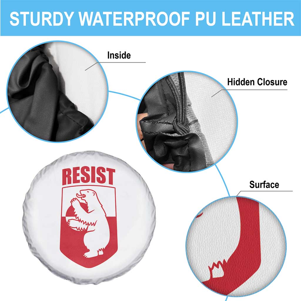 Greenland Resist Spare Tire Cover Stand With Greenlanders