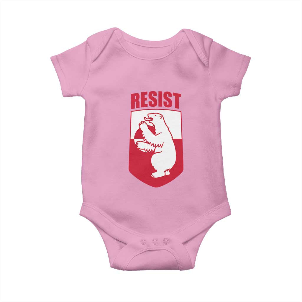 Greenland Resist Baby Onesie Stand With Greenlanders