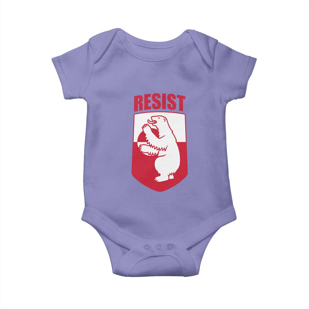 Greenland Resist Baby Onesie Stand With Greenlanders