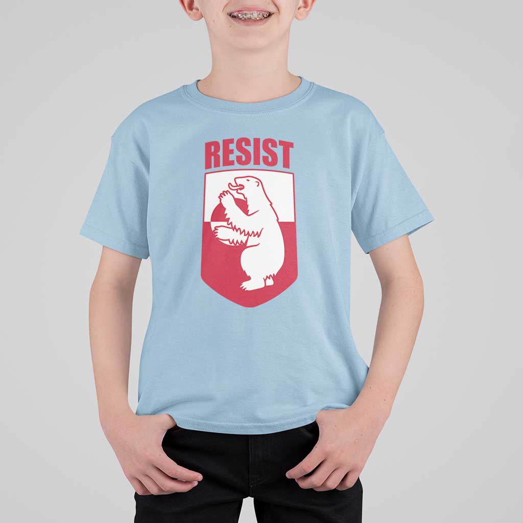 Greenland Resist T Shirt For Kid Stand With Greenlanders