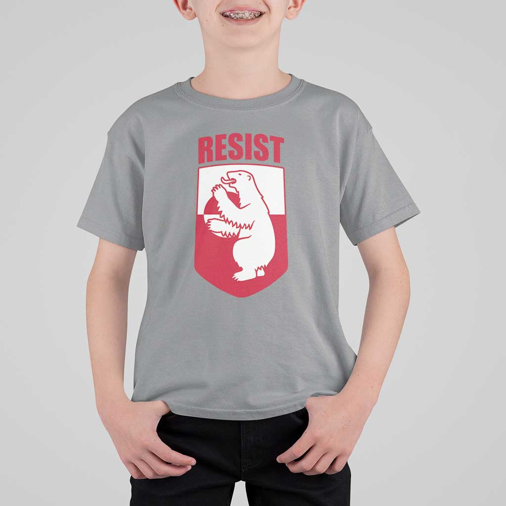 Greenland Resist T Shirt For Kid Stand With Greenlanders