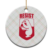 Greenland Resist Ceramic Ornament Stand With Greenlanders