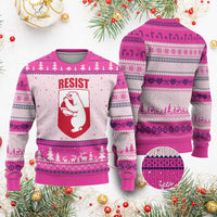 Greenland Resist Ugly Christmas Sweater Stand With Greenlanders
