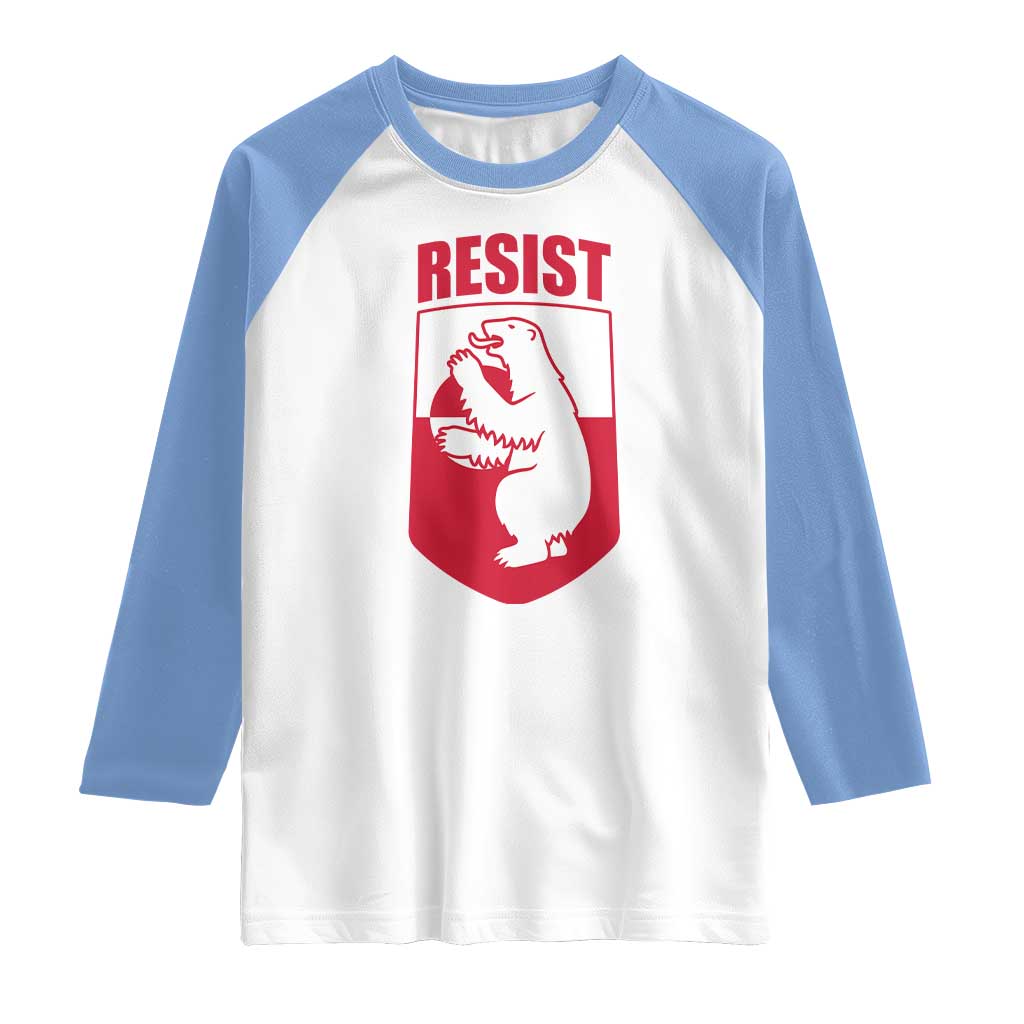 Greenland Resist Raglan Shirt Stand With Greenlanders
