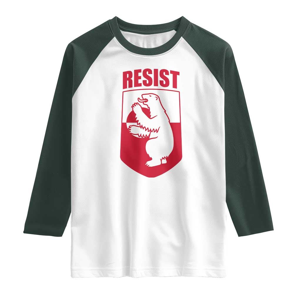 Greenland Resist Raglan Shirt Stand With Greenlanders