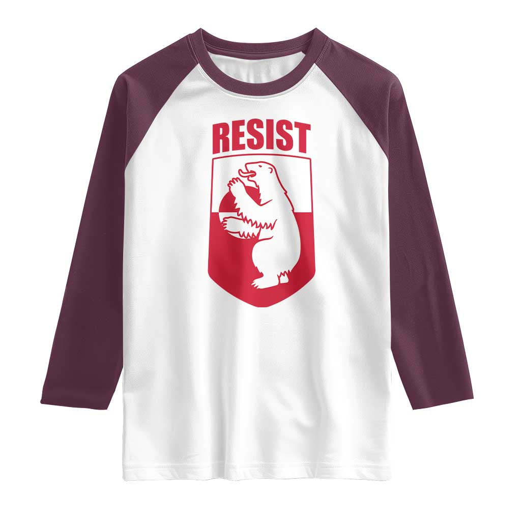 Greenland Resist Raglan Shirt Stand With Greenlanders