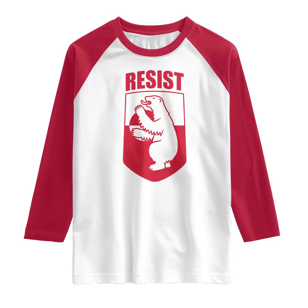 Greenland Resist Raglan Shirt Stand With Greenlanders
