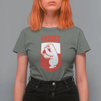 Greenland Resist T Shirt For Women Stand With Greenlanders
