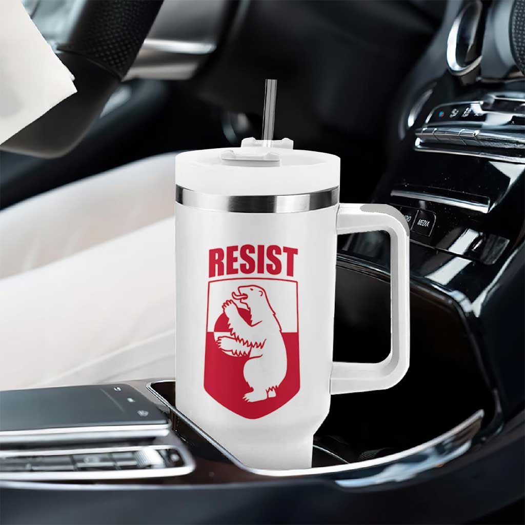 Greenland Resist Tumbler With Handle Stand With Greenlanders