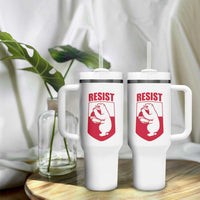 Greenland Resist Tumbler With Handle Stand With Greenlanders
