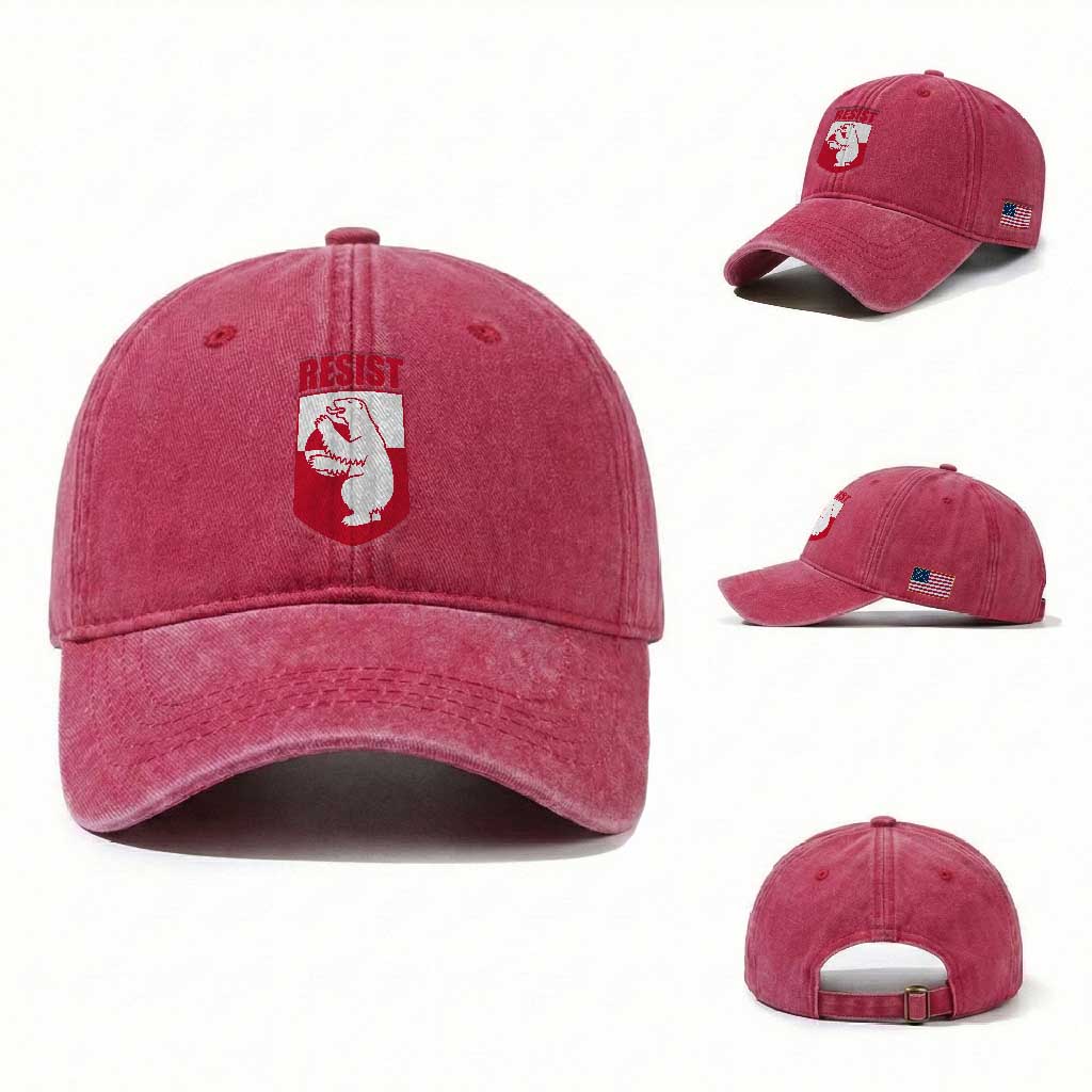 Greenland Resist Washed Cotton Baseball Cap Stand With Greenlanders