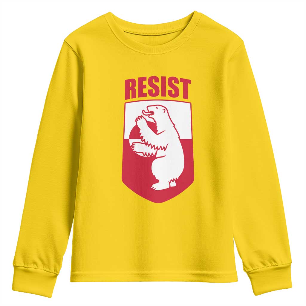 Greenland Resist Youth Sweatshirt Stand With Greenlanders