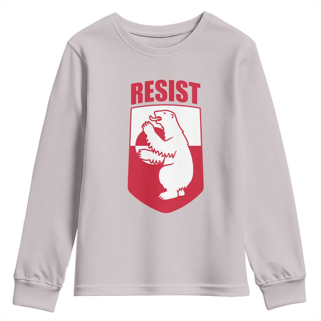 Greenland Resist Youth Sweatshirt Stand With Greenlanders