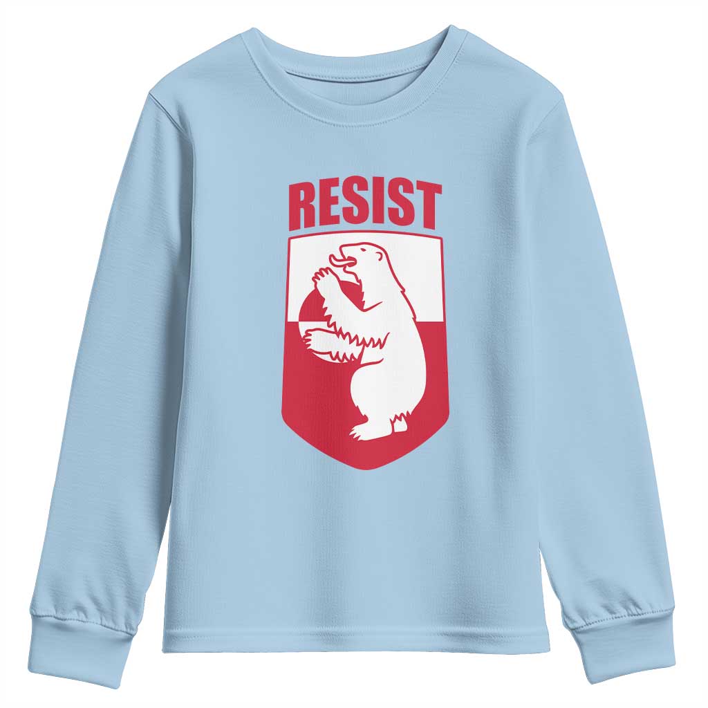 Greenland Resist Youth Sweatshirt Stand With Greenlanders