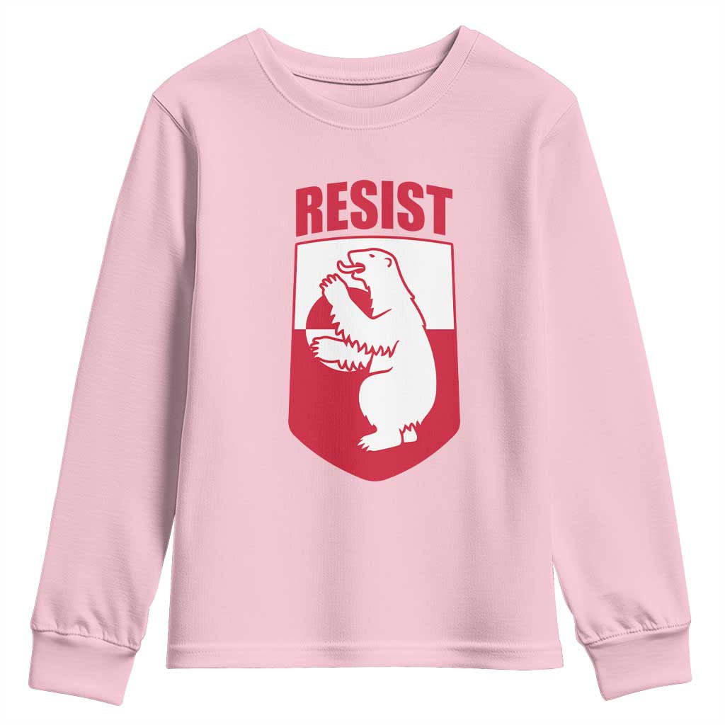 Greenland Resist Youth Sweatshirt Stand With Greenlanders