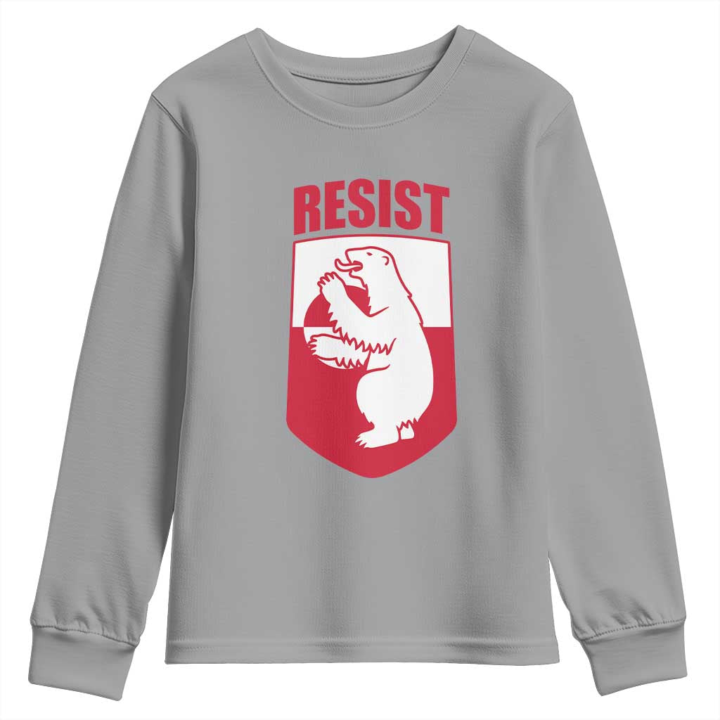 Greenland Resist Youth Sweatshirt Stand With Greenlanders