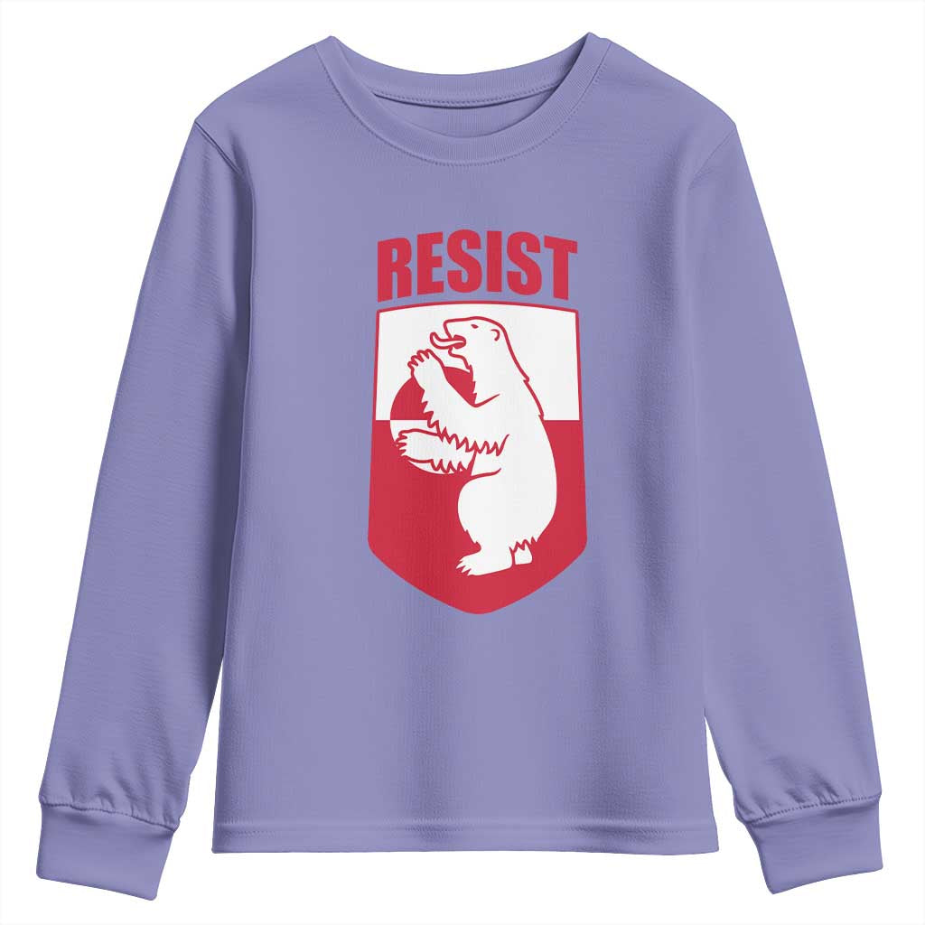 Greenland Resist Youth Sweatshirt Stand With Greenlanders