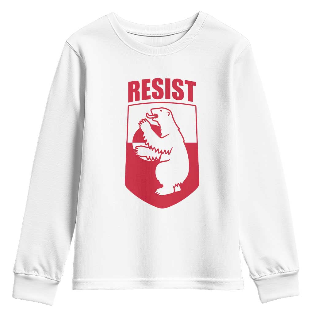 Greenland Resist Youth Sweatshirt Stand With Greenlanders