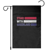 Vintage Retro Stand With Greenland Garden Flag Support Greenlander Gift